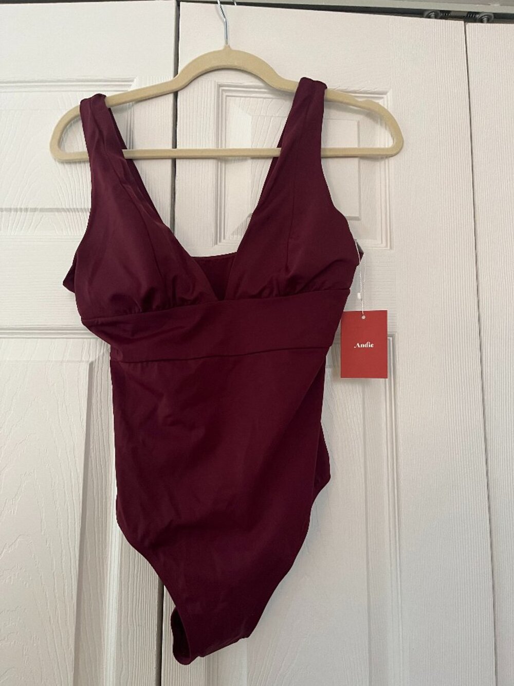 Andie Mykonos one-piece swimsuit in Brandy NWT Small